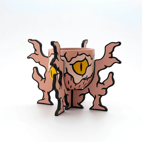 Concrete Planter Pot, Womoxcins, Artist Colab, Limited Edition, Unique Flower Pot Stand, Head