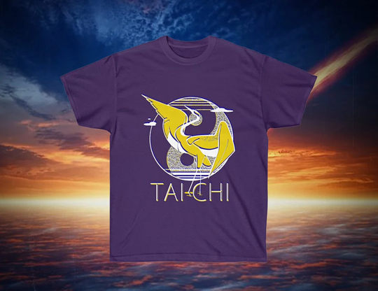 Tai Chi Yin Yang T Shirt, Chinese Art, Kung Qi Gong