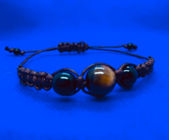 Tiger's Eye & Black Onyx Stacking Bracelet