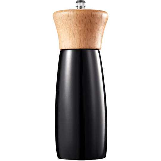 Fvbjd - Wooden Salt and Pepper Grinder Set, Elegant Lighthouse Sea Salt Grinder and Black Pepper Mill black