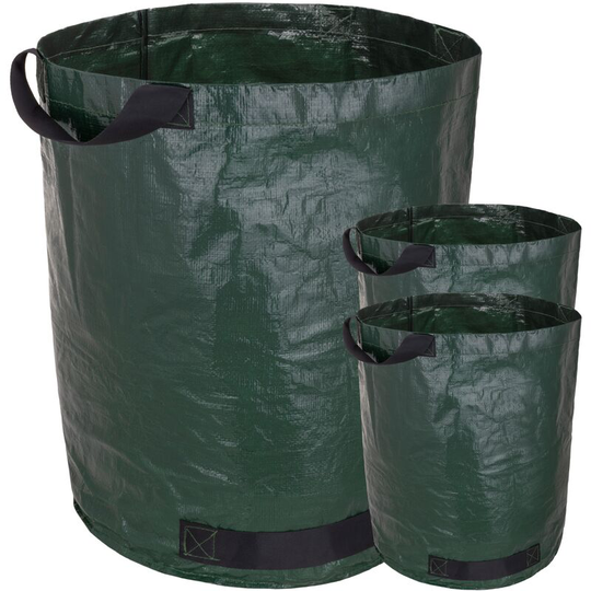 Garden cleaning bags with uv protection 60L 45 x 38 cm 3 units - Primematik