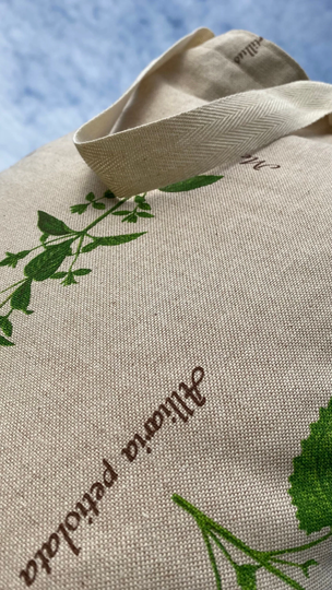 Handmade in Norfolk, Herb Tote Bag