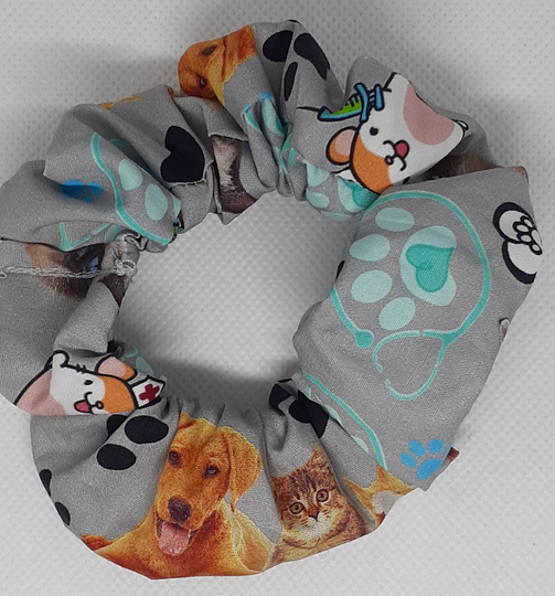 Handmade Veterinary Scrunchie