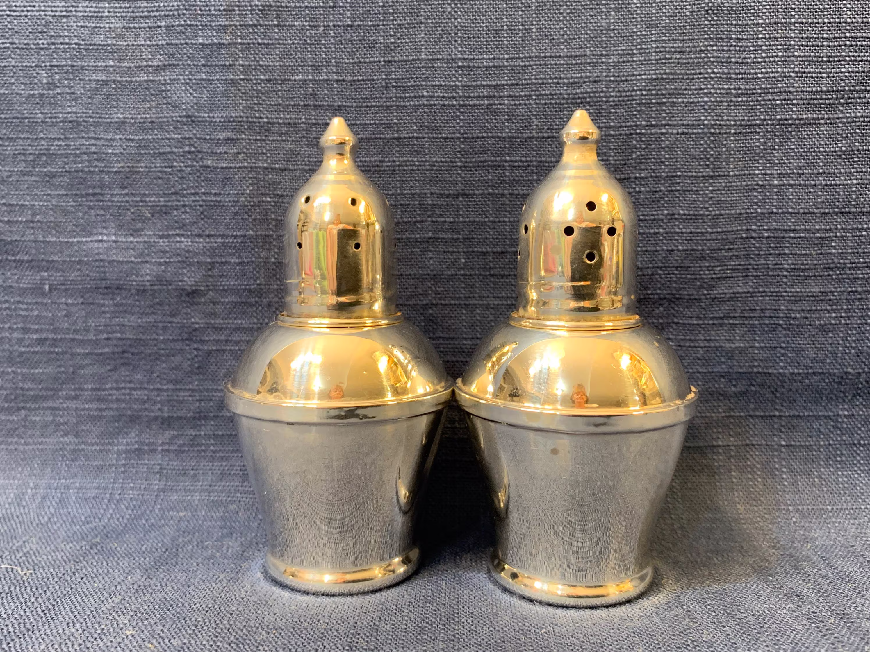 Vintage Sterling Salt & Pepper Shakers