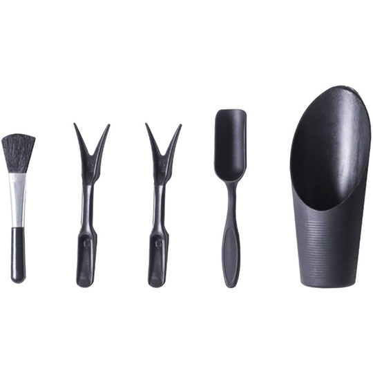 8PCS Garden Planting Tool Set Include Mini Rake Shovels Tweezer Bonsai Succulent Transplanting Miniature Fairy Mini Planting Hand Tools, Type 1