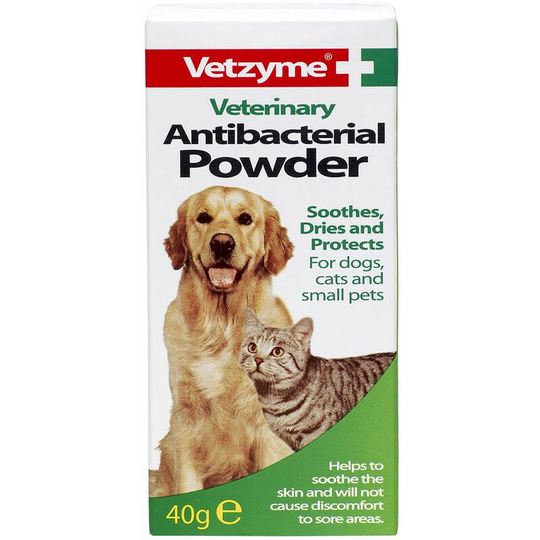 Vetzyme Antibacterial Powder - 40 Gm - S5194