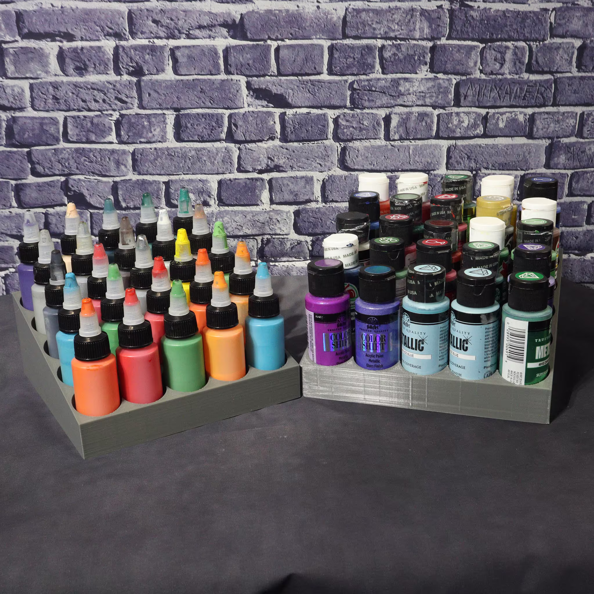 Paint Bottle Holder | Organizer 2Oz Bottles 1Oz Craft Acrylic 25