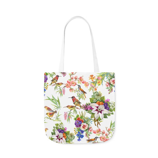 Birds & Flowers Tote Bag