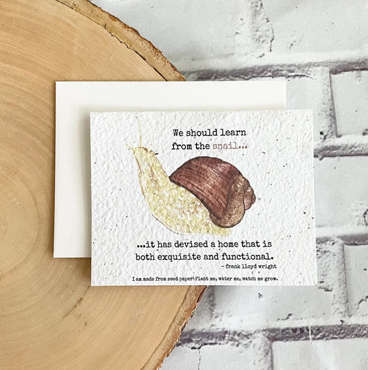 Snail Seed Card