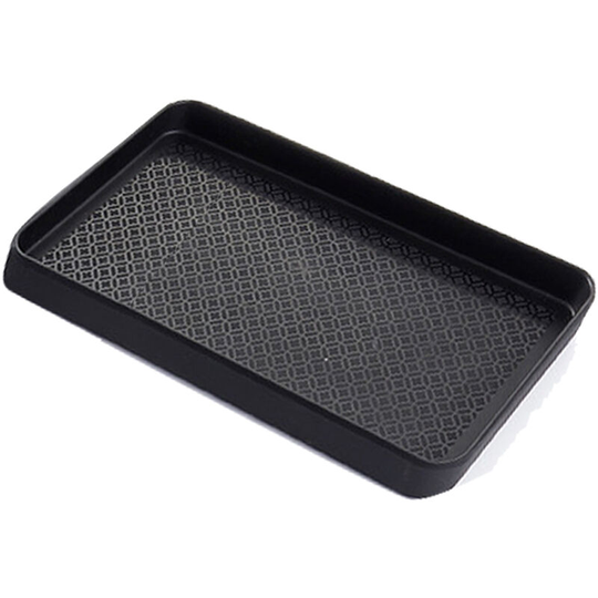 Modern Decorative Guest Hand Towel Tray Holder Organizer for Disposable Paper black S