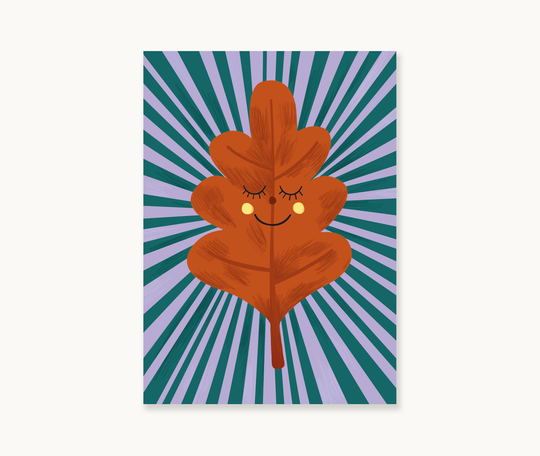 Postcard "Leaf-Shine Oak