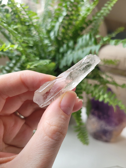 Smokey Lemurian , Seed Crystal Quartz Point