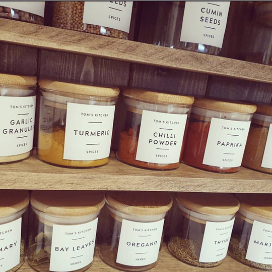 Personalised Herb And Spice Jars