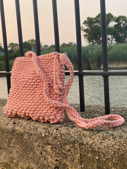 Macrame Handbag, Shoulder Bag, Market Mini, Purse, Beach Bag