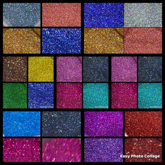 Holographic Nail Powder Shimmer Glitter For Art Diy Decorations Silver Gold Uv Gel Varnish Tips Pigment Dust