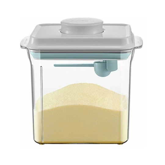 Formula Powder Dispenser, Portable Milk Box, Milk Powder Container, Portable Sealed Food Container for Milk Powder, Snacks and Cereals (Transparent)