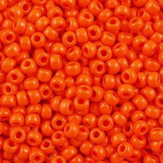 Miyuki Seed Beads 8/0 Opaque Orange , 0406