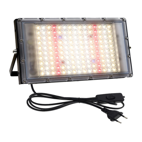 Perle Rare - 300W Grow Light, Dual Optical Lens, Full Spectrum Plant Lamp for Indoor Plant Growth and Flowering with uv ir