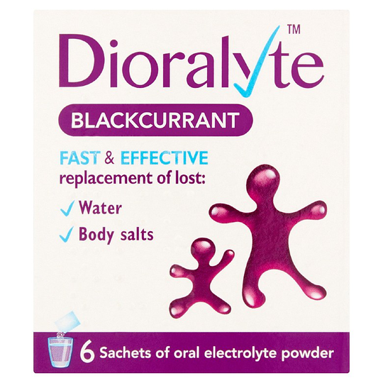 Dioralyte Blackcurrant Powder 4G Sachets 6