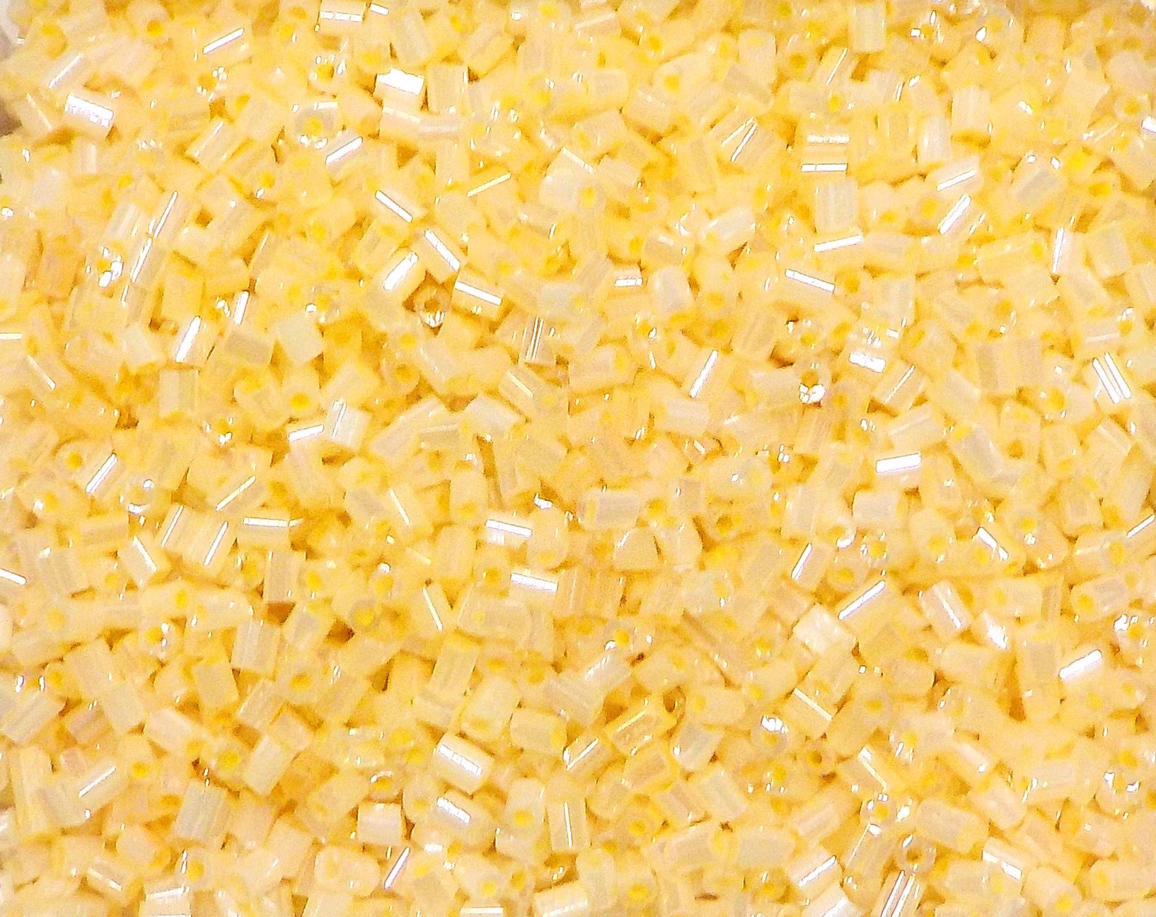 Glass Seed Tube Beads 2x2mm, Transparent Orange Beads, Bugle Embroidery Jewelry Supplies | Ø 0.8mm - 1200Pcs/20G