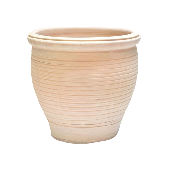 5 Sizes Large Terracotta Clay Handmade Planter/ Flower Pot Vintage Boho Pottery - Spiral