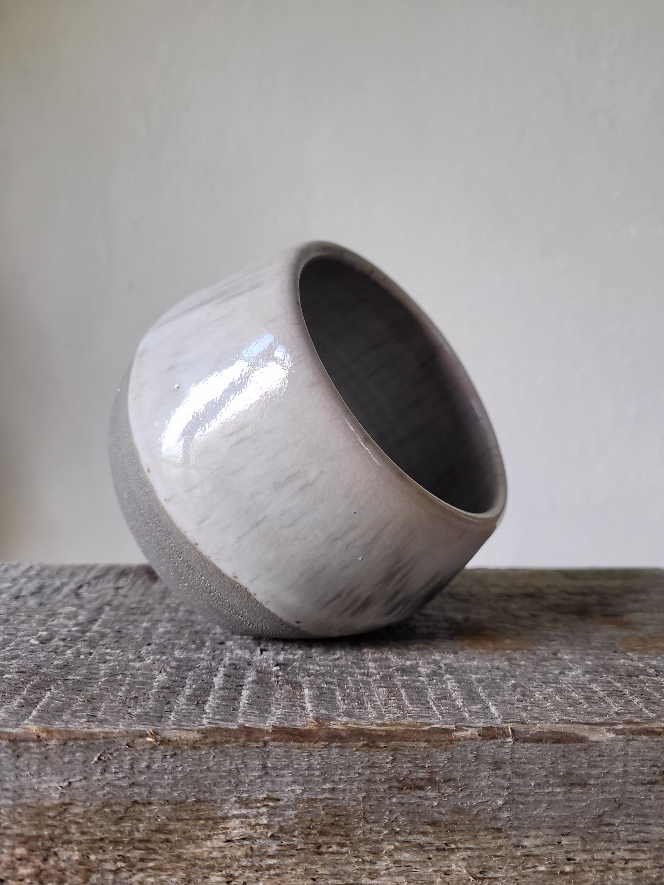 Pottery Salt Pig. Ceramic Cellar
