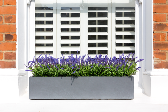 Large Window Box Planter In Parisian Grey