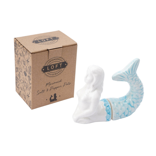 Mermaid Salt And Pepper Set In Gift Box