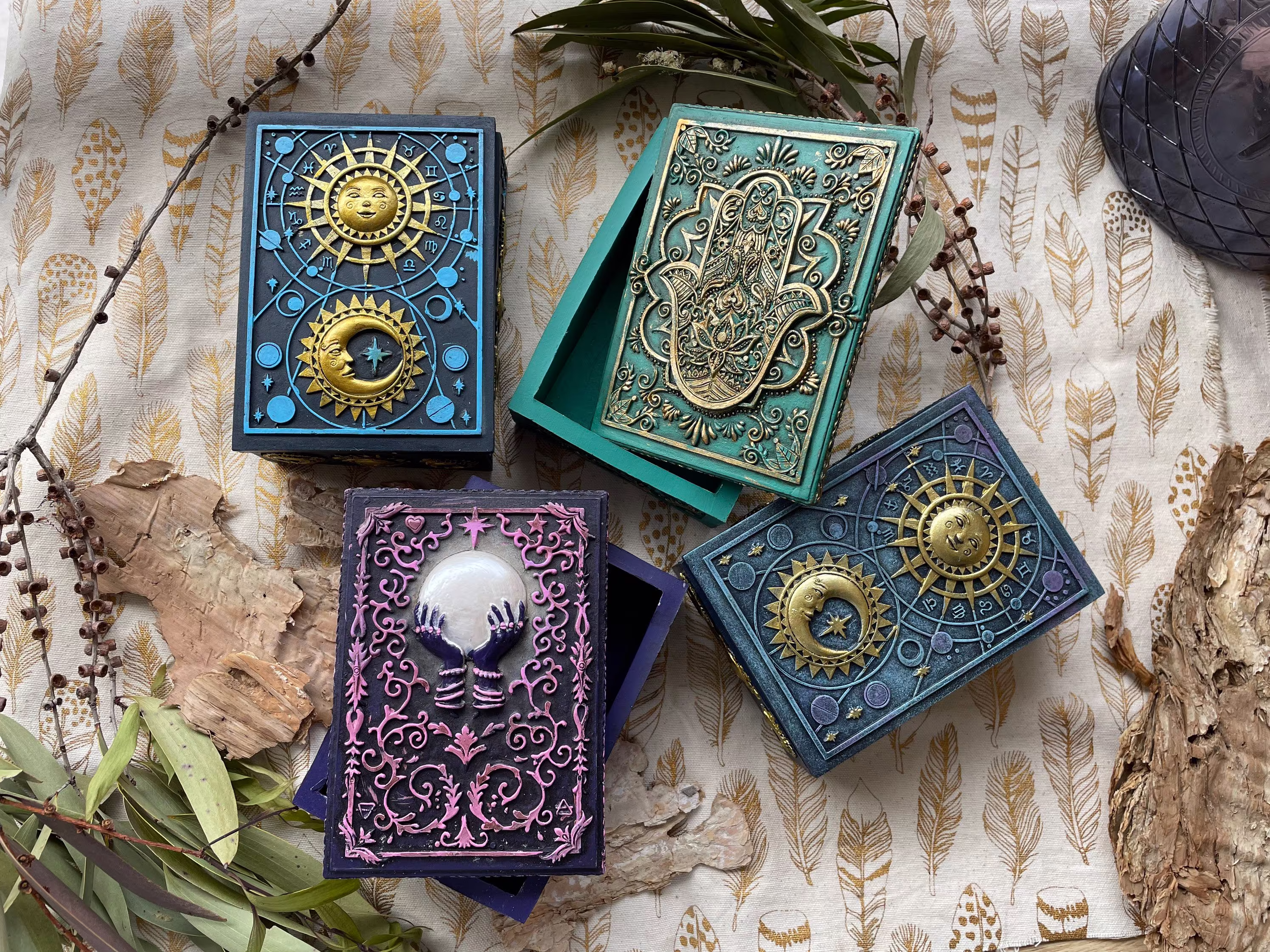 Witches Accessories Box - Trinket Secret Keeper Jewellery