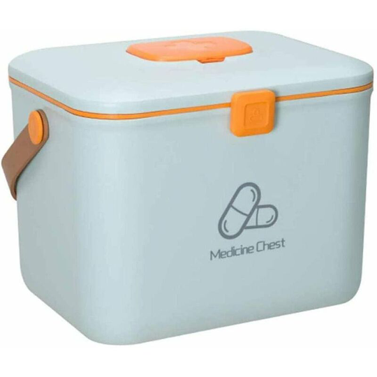 Thsinde - Plastic First Aid Storage Box, Medicine Storage Box