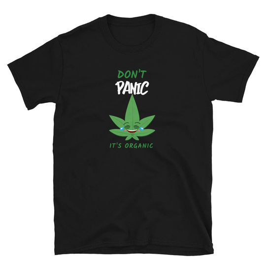 Don't Panic Its Organic Short-Sleeve Unisex T-Shirt