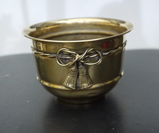 Vintage Flowerpot Brass Small Home Decor