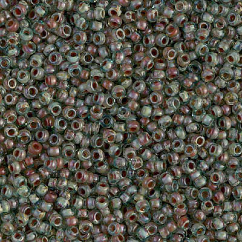 Miyuki Seed Beads 11/0 Picasso Transparent Olivine , 4506-New