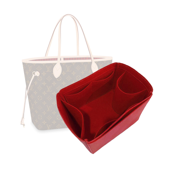 Neverfull Bag Organizer/Insert Pm Tote Customizable Handmade Felt Liner Protector Snug Sturdy Bottle Pocket
