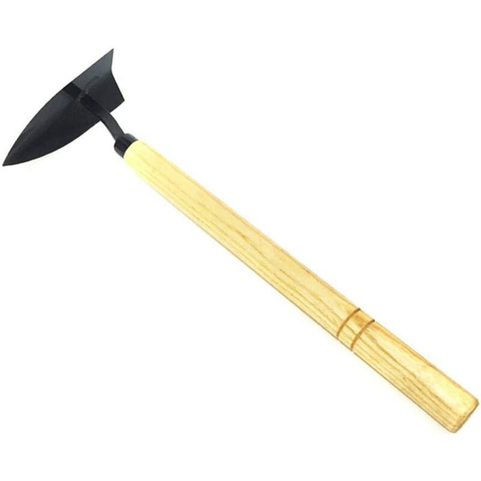Garden Planting Hoe Steel Head Wooden Handle Weeding Hoe Shovel Loosening Soil Digging Lawn Hand Tool