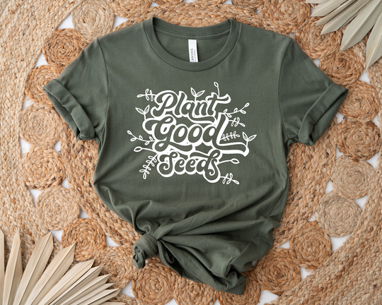 Plant Good Seeds T-Shirt, Parable Of The Sower Tee, Reap What You Sow Tshirt For Women, Bible Inspired Women's Unisex Adult T-Shirt