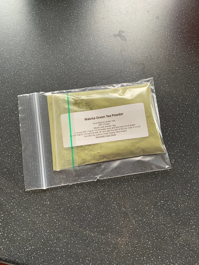 Matcha Green Tea Powder 30G Herbal For Latte & Hot Drink Wellness Vegan, Vegetarian, Dairy Free Organic Natural 29% Protein