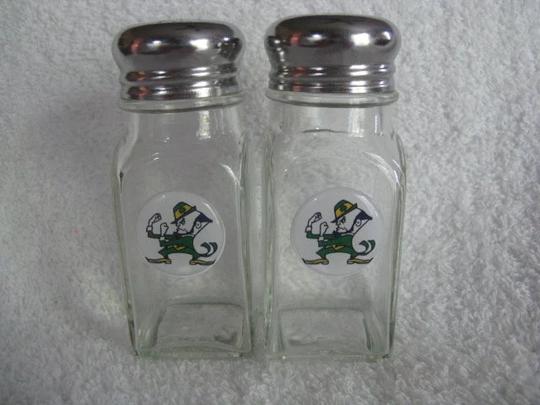 Bottle Cap Image Salt & Pepper Shakers ~ Handcrafted~Gift Idea Fighting Irish