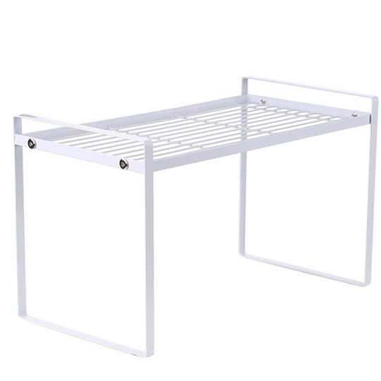 Storage Shelf Organizer Kitchen Cabinet and Counter Shelf Organizer Heavy-Duty Multifunctional Organization Rack