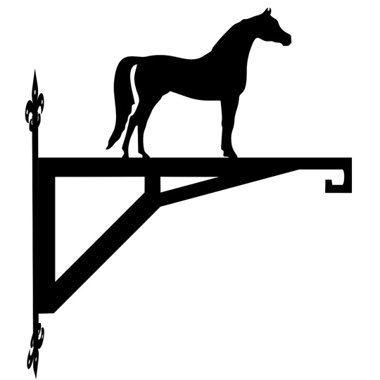 Arabian Horse Modern Contemporary Hanging Bracket
