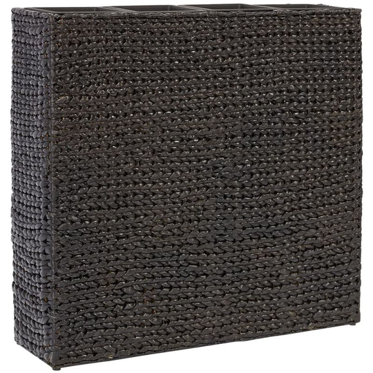 Hommoo - Garden Planter with 4 Pots Water Hyacinth Black VD29706