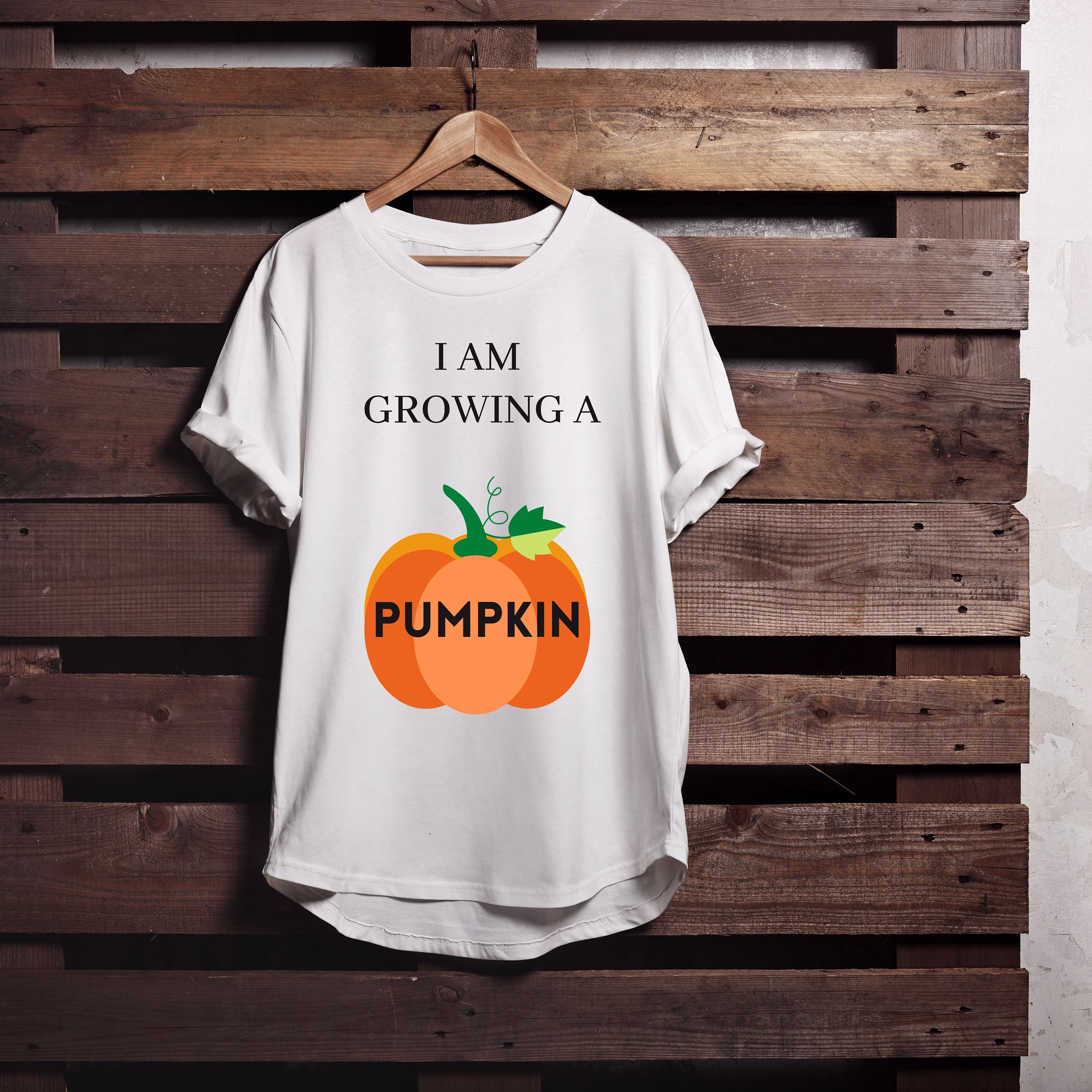Im Growing A Pumpkin Tshirt - Pregnancy Tee Halloween T Shirt Idea Unisex Fit Costume Trick Or Treat Quote Top Hw21