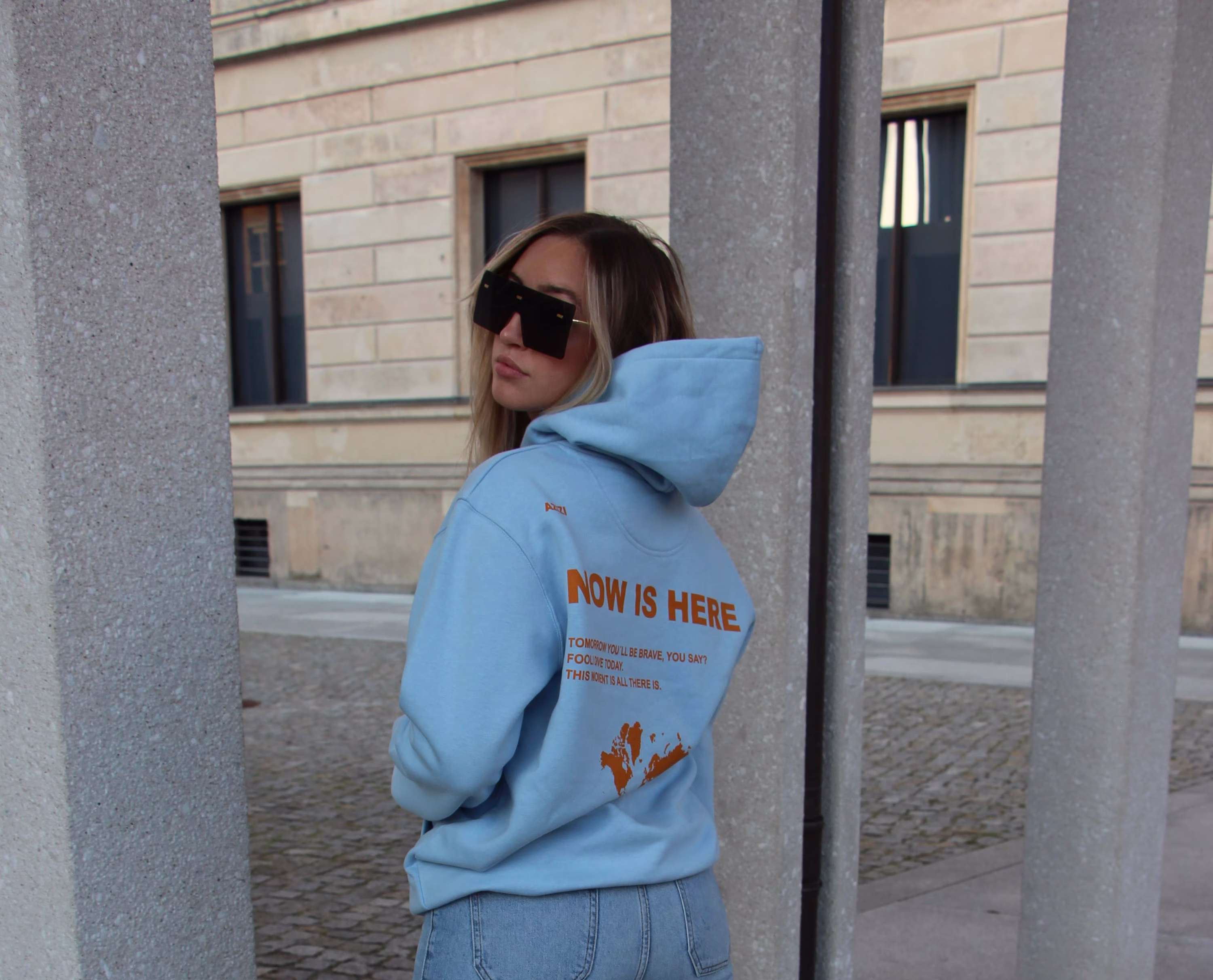 Unisex Statement Hoodie "Now Is Here