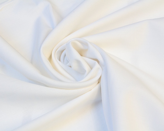 Cloud 9 Organic Cotton Cirrus Solid in Limestone White