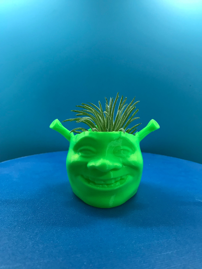 Ogre Air Plant Holder | Succulent Home Decor Modern Planter 3D Printed With Drainage Indoor Flower Pot