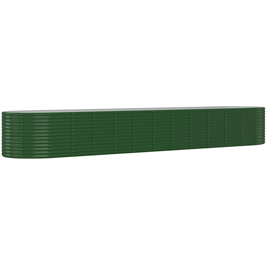 Vidaxl - Garden Planter Powder-coated Steel 507x100x68 cm Green Green