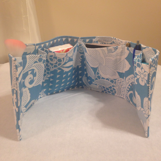 French Blue Purse Insert-Organizer 29