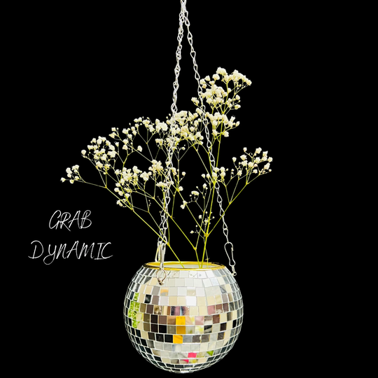 Disco Ball Planter, Plant Hanger, Hanger Planter, Boho Decor, Party Hanging Wall Planter Uk, Us