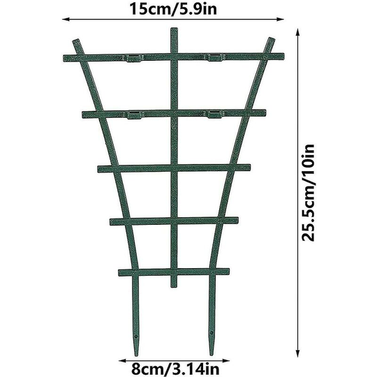 Pack Of 10 Garden Plant Support Trellis For Mini Climbing Plants