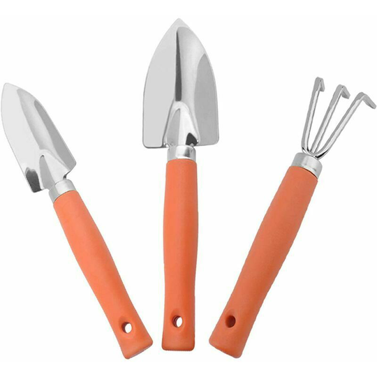 Mini Garden Tool Set, Mini Garden Tools Garden Planting Tool Set, Spade, Shovel and Rake, Mini Gardening Set, Indoor Outdoor Garden Tools 3PCS